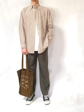 カフェオレコーデ のメンズ人気ファッションコーディネート Wear