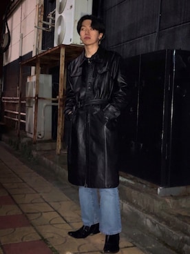 「CHROME HEARTS（クロムハーツ）のアイテム（ネックレス、シルバー系）」を使った、yqmqt0_さん（メンズ・178cm）の秋コーディネート