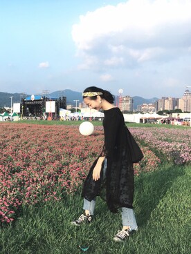 「PAGEBOY（ページボーイ）のアイテム（アンサンブル）」を使った、kaniさん（レディース・166cm）の秋コーディネート