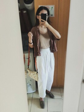 萧宇さん（レディース・168cm）の秋コーディネート