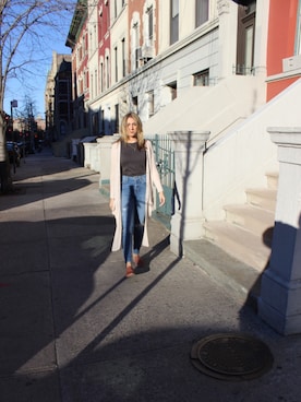 「STEVE MADDEN（スティーブマデン）のアイテム（その他シューズ）」を使った、loveitmadly さん（レディース・160cm）の春コーディネート