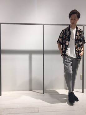 「ALLEGE（アレッジ）のアイテム」を使った、konitanさん（メンズ・172cm）の夏コーディネート