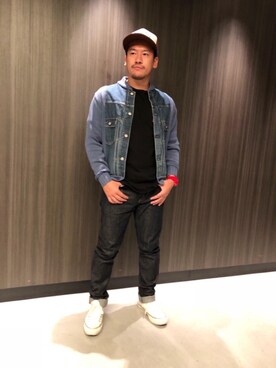 キャップを使った インナー のメンズ人気ファッションコーディネート Wear