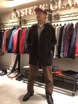ピーコートを使った グレーパーカー のメンズ人気ファッションコーディネート ユーザー ショップスタッフ Wear ピーコートを使った グレーパーカー のメンズ人気ファッションコーディネート ユーザー ショップスタッフ Wear