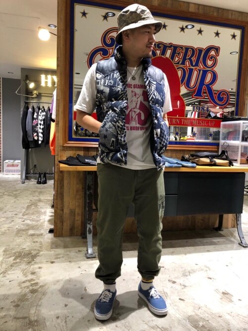 Hyshmt05 Hysteric Glamour阪急ﾒﾝｽﾞ東京店 Hysteric Glamourのベストを使ったコーディネート Wear