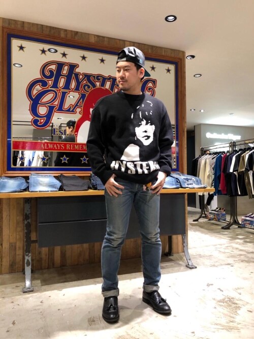 Hysteric Glamour阪急ﾒﾝｽﾞ東京店hyshmt05さんのtシャツ カットソーを使ったコーディネート Zozotown