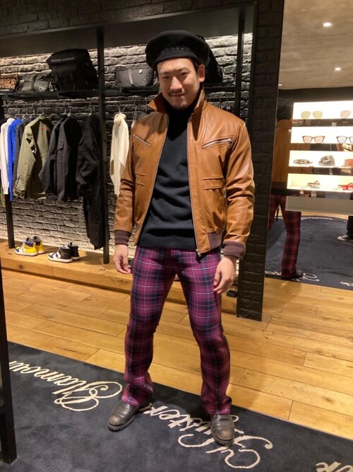 Hysteric Glamour阪急ﾒﾝｽﾞ東京店hyshmt05さんのハンチング ベレー帽を使ったコーディネート Zozotown