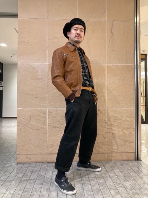 Hysteric Glamour阪急ﾒﾝｽﾞ東京店hyshmt05さんのハンチング ベレー帽を使ったコーディネート Zozotown