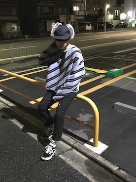 「neonsign」｜「アイテム（キャップ）」を使った、だいきさん（メンズ・168cm）の春コーディネート