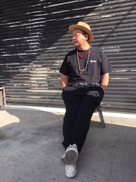 「BUCCA 44（ブッカフォーティーフォー）のアイテム」を使った、木下隆行さん（メンズ・183cm）の春コーディネート