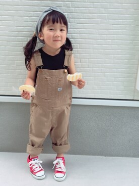 「コンバース」｜kanaさん（キッズ・90cm）の夏コーディネート