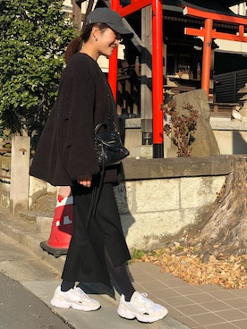 「フユコーデ」｜「アイテム（その他アウター）」を使った、ayaaaさん（レディース・164cm）の冬コーディネート