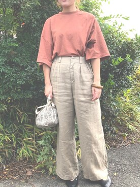 「vin(ヴィン)のアイテム」を使った、nicoさん(レディース・161cm)の秋コーディネート