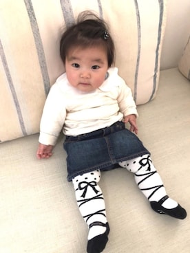 Riさん(キッズ・70cm)の冬コーディネート