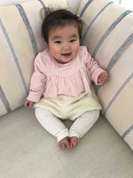 Riさん（キッズ・70cm）の冬コーディネート