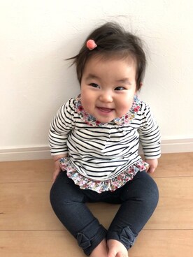 Riさん（キッズ・70cm）の冬コーディネート