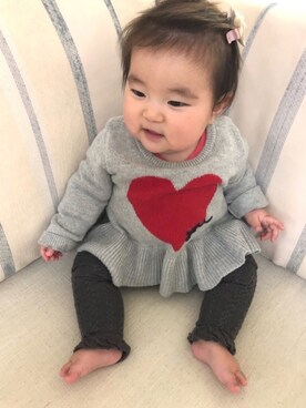 Riさん（キッズ・70cm）の冬コーディネート