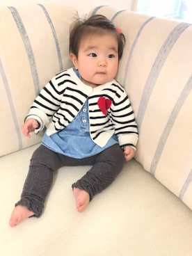 Riさん（キッズ・70cm）の冬コーディネート