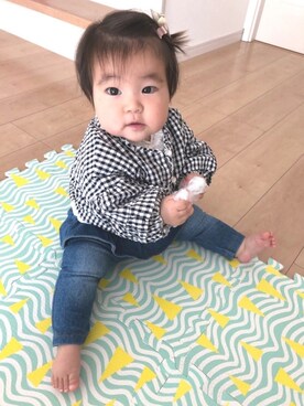 Riさん（キッズ・70cm）の春コーディネート