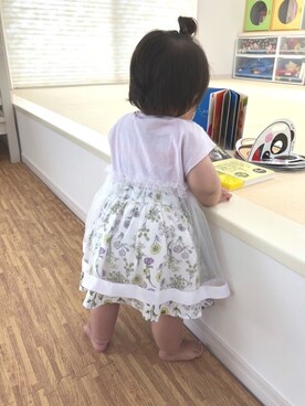 Riさん(キッズ・70cm)の夏コーディネート