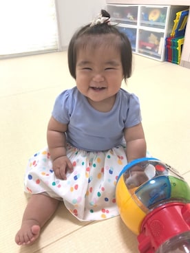 Riさん（キッズ・70cm）の夏コーディネート