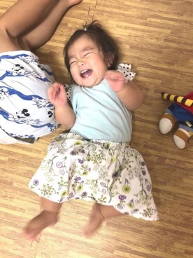 Riさん(キッズ・70cm)の夏コーディネート