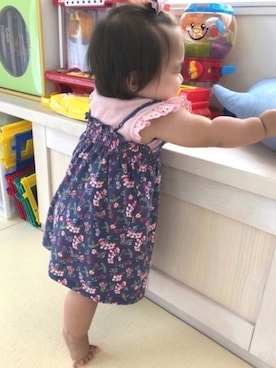 Riさん（キッズ・70cm）の夏コーディネート