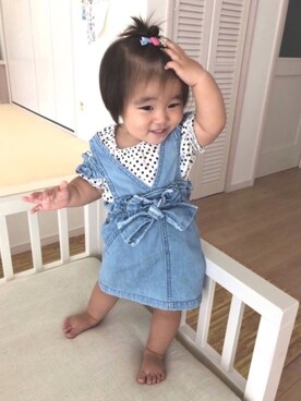 Riさん（キッズ・70cm）の秋コーディネート