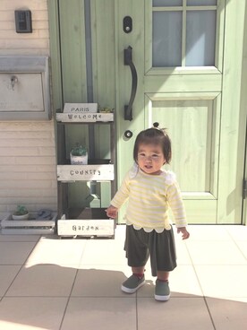 Riさん（キッズ・80cm）の秋コーディネート
