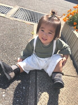 「1歳3ヶ月」｜「アイテム（その他）」を使った、Riさん（キッズ・80cm）の秋コーディネート