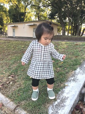 「1歳3ヶ月」｜「アイテム（その他）」を使った、Riさん（キッズ・80cm）の秋コーディネート