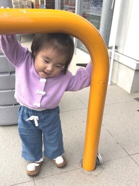 「1歳3ヶ月」｜「アイテム（その他）」を使った、Riさん（キッズ・80cm）の秋コーディネート