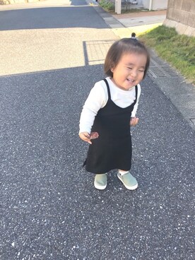 「1歳3ヶ月」｜「アイテム（その他）」を使った、Riさん（キッズ・80cm）の秋コーディネート