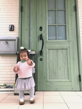 「1歳3ヶ月」｜「アイテム（その他）」を使った、Riさん（キッズ・80cm）の秋コーディネート