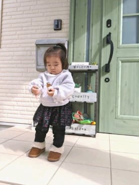 Riさん(キッズ・80cm)の秋コーディネート
