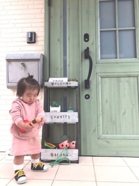 「1歳3ヶ月」｜「アイテム（その他）」を使った、Riさん（キッズ・80cm）の秋コーディネート