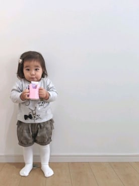 「1歳5ヶ月」｜「アイテム（その他）」を使った、Riさん（キッズ・80cm）の冬コーディネート