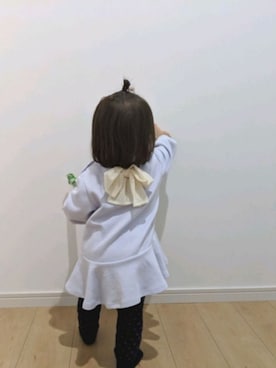 「1歳6ヶ月」｜「アイテム（チュニック）」を使った、Riさん（キッズ・80cm）の冬コーディネート