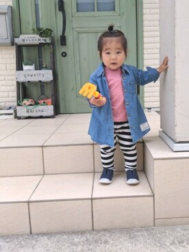 Riさん（キッズ・80cm）の春コーディネート