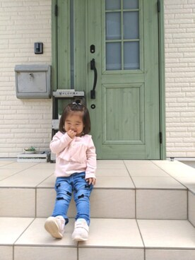 Riさん(キッズ・80cm)の春コーディネート