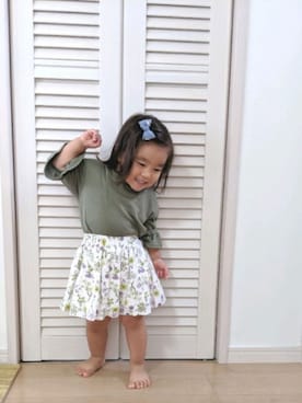 Riさん(キッズ・80cm)の夏コーディネート