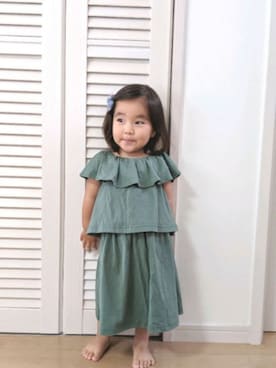 Riさん（キッズ・80cm）の夏コーディネート