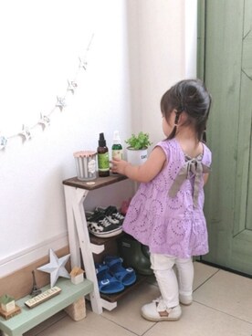 Riさん（キッズ・80cm）の夏コーディネート