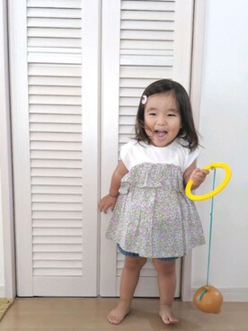 Riさん（キッズ・80cm）の夏コーディネート