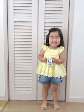 Riさん（キッズ・80cm）の夏コーディネート