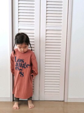 「2歳3ヶ月」｜「アイテム（レッグウェア）」を使った、Riさん（キッズ・80cm）の秋コーディネート