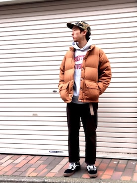 林 大樹 PERCUTさん（メンズ・170cm）の冬コーディネート