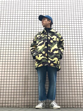 「ドラフトリーバイス」｜林 大樹 PERCUTさん（メンズ・170cm）の冬コーディネート