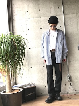 「CAMINANDO（カミナンド）のアイテム」を使った、林 大樹 PERCUTさん（メンズ・170cm）の春コーディネート