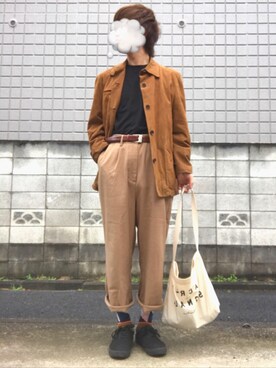 「JUNKO SHIMADA（ジュンコシマダ）のアイテム（ジャケット/アウター）」を使った、shouさん（メンズ・168cm）の春コーディネート
